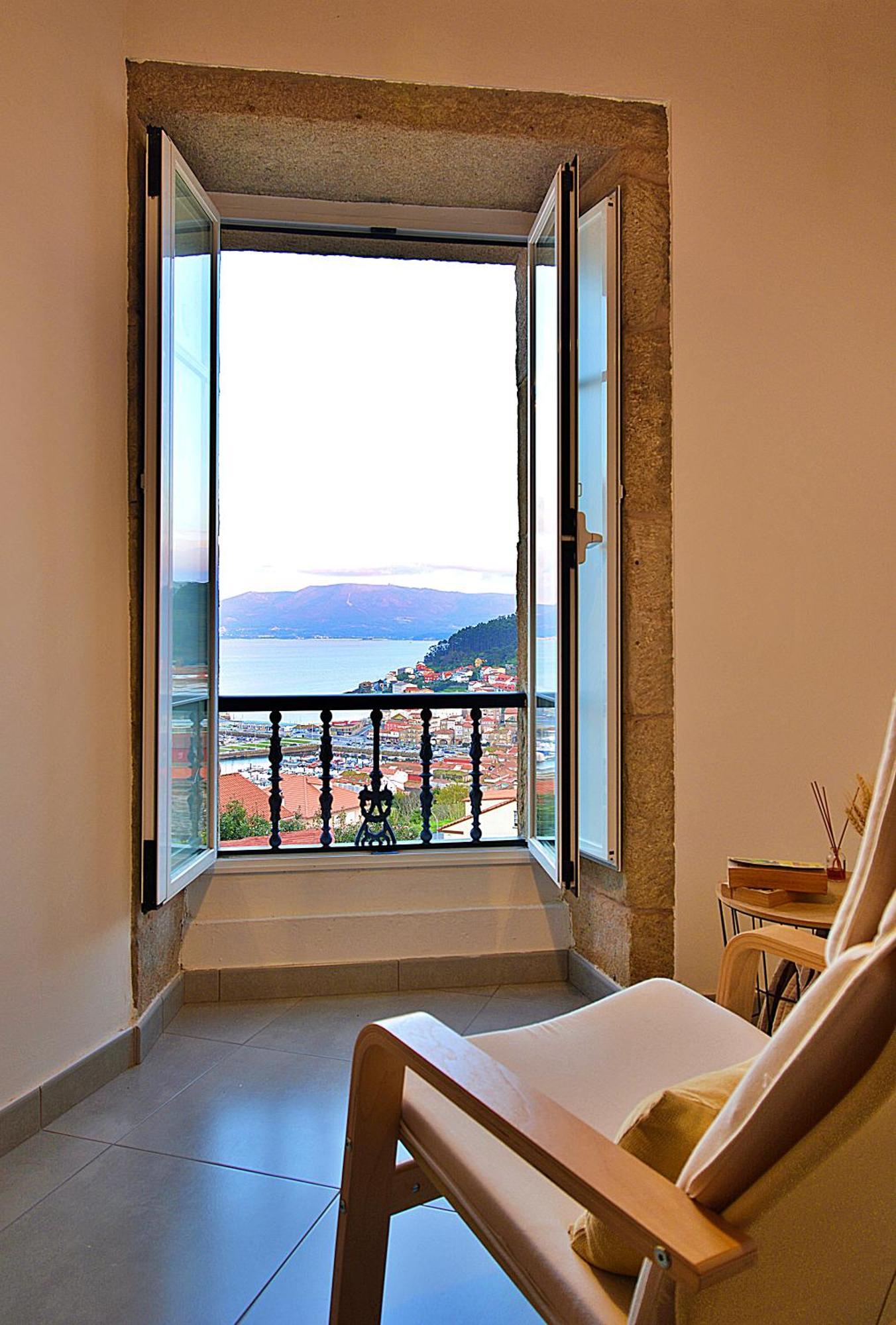 Casa En Muros Con Preciosas Vistas Al Mar מראה חיצוני תמונה